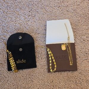 Gold Chain Necklace with Pendant